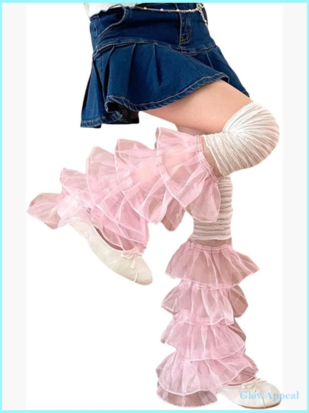Y2k Kawaii Leg Warmers Cute Lace Harajuku Gothic Long Slouch Socks